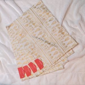 Opalhouse placemats gold seashells